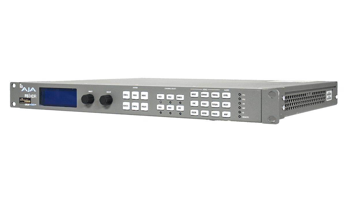 AJA FS HDR 4K/UltraHD/2K/HD frame synchronizer