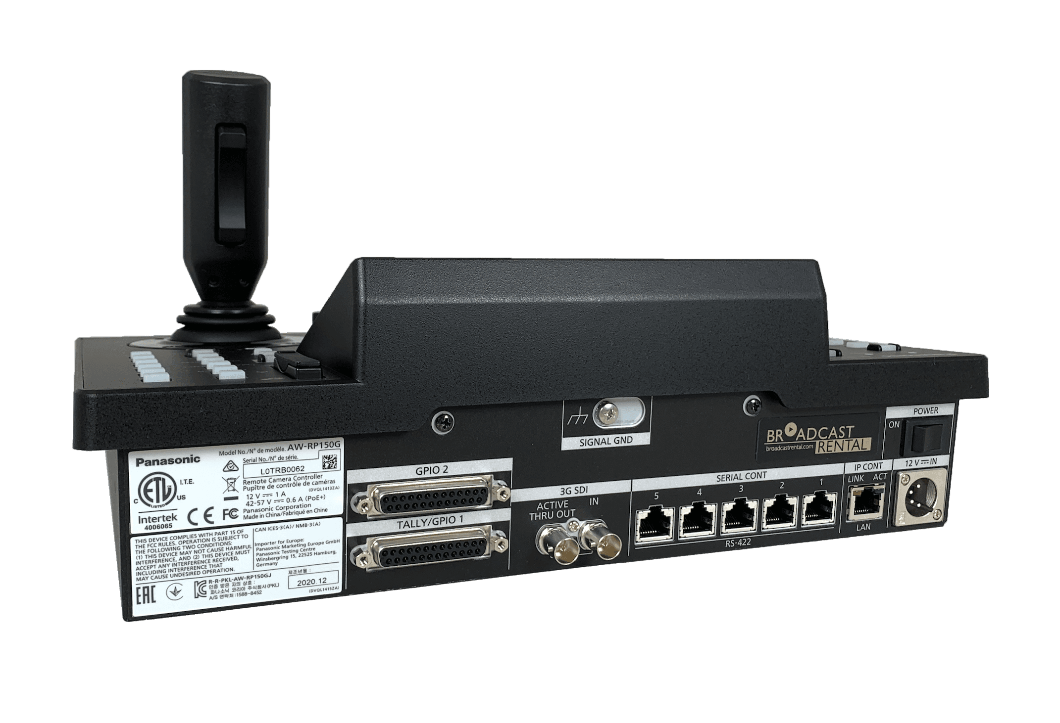 Panasonic AW-RP150 Remote Control Panel