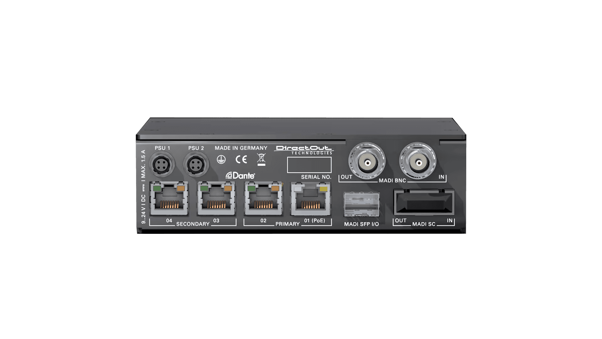 DirectOut ExBox.MD MADI to Dante converter