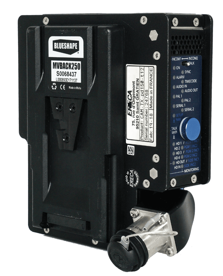 Ereca Cam Racer fiber transmission