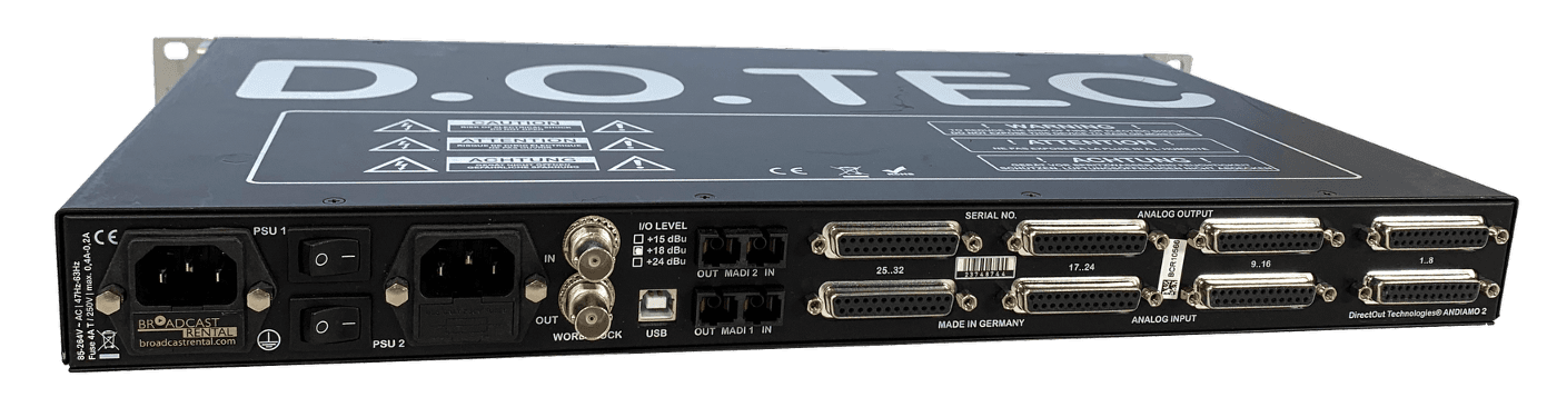 DirectOut Andiamo, 32 Channel MADI AD/DA Converter
