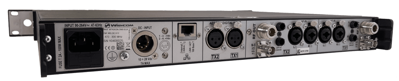 Wisycom MTK952N, IEM transmitter