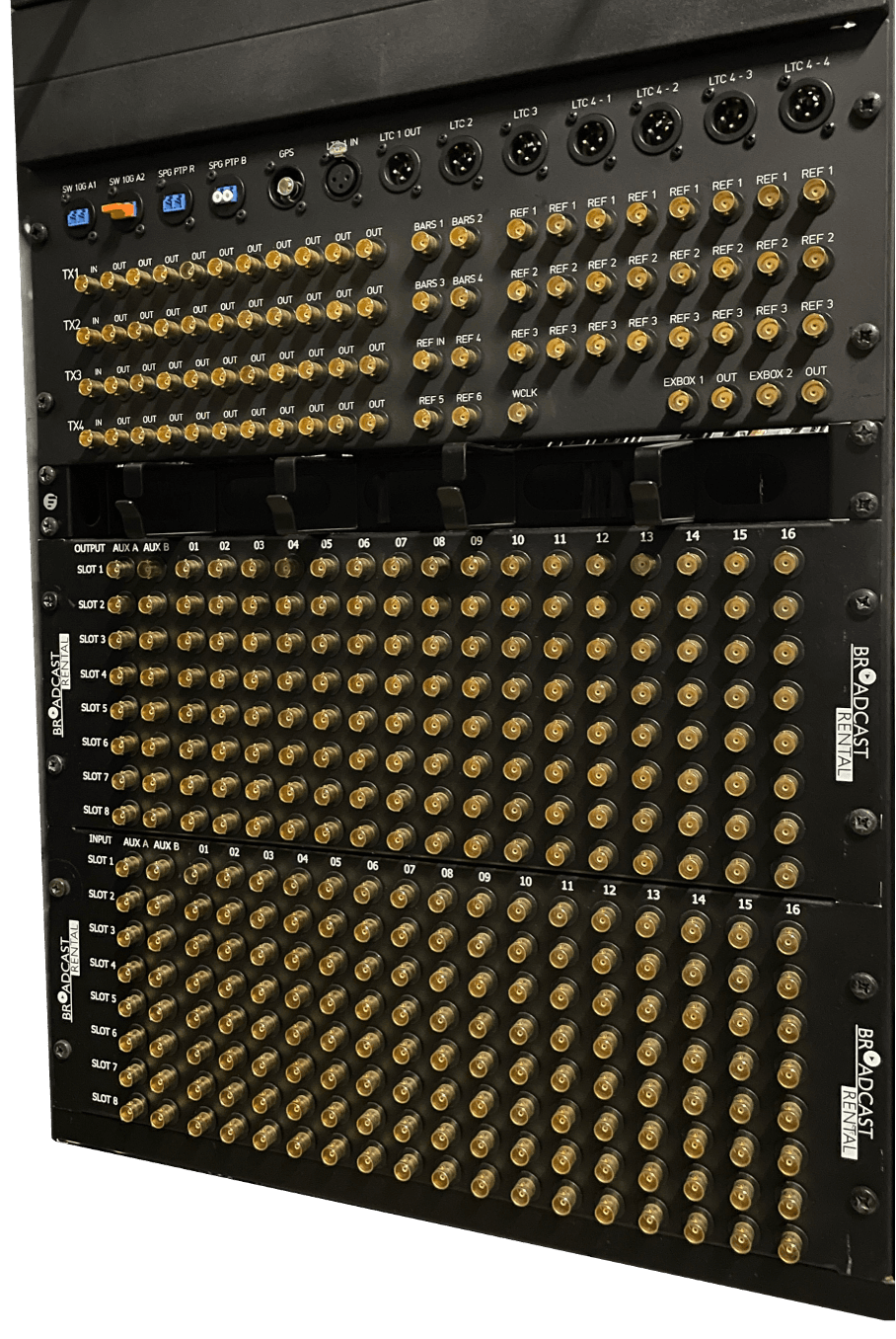 Ross Ultrix FR5 5U 144x144 12G incl. 8x Multiviewer & Madi Router
