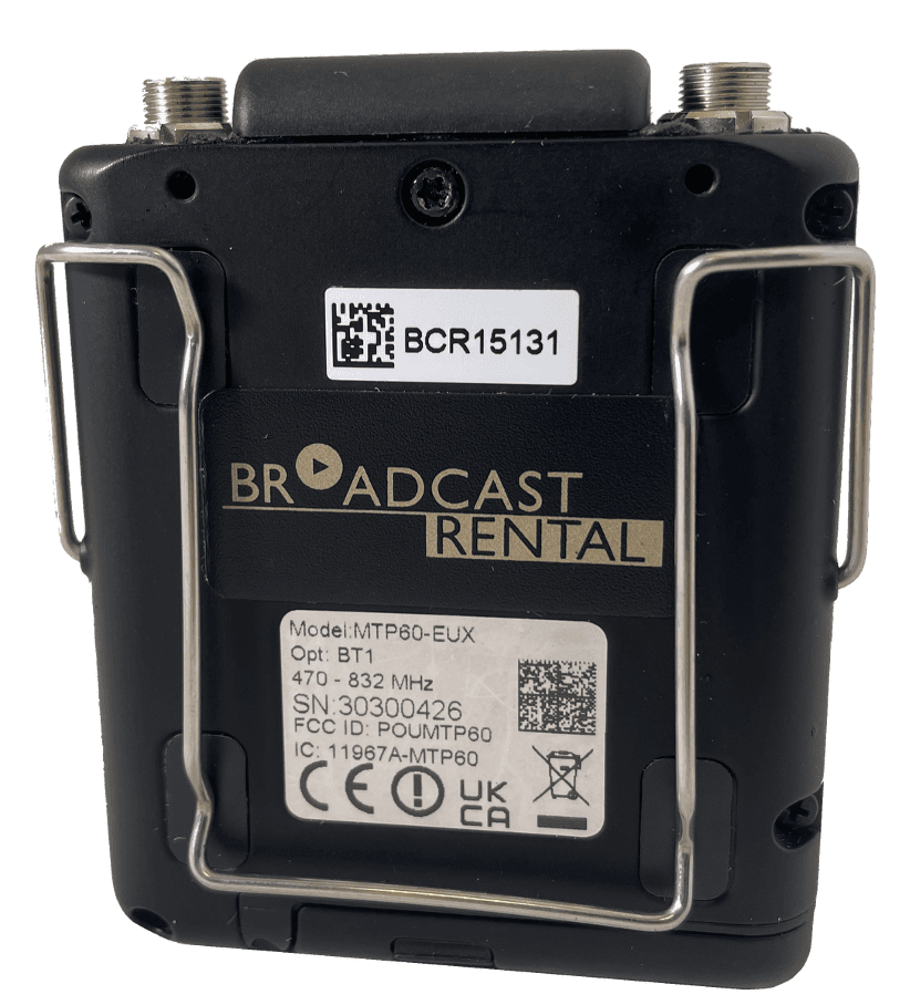 Wisycom MTP60-EUX Multi-band bodypack transmitter